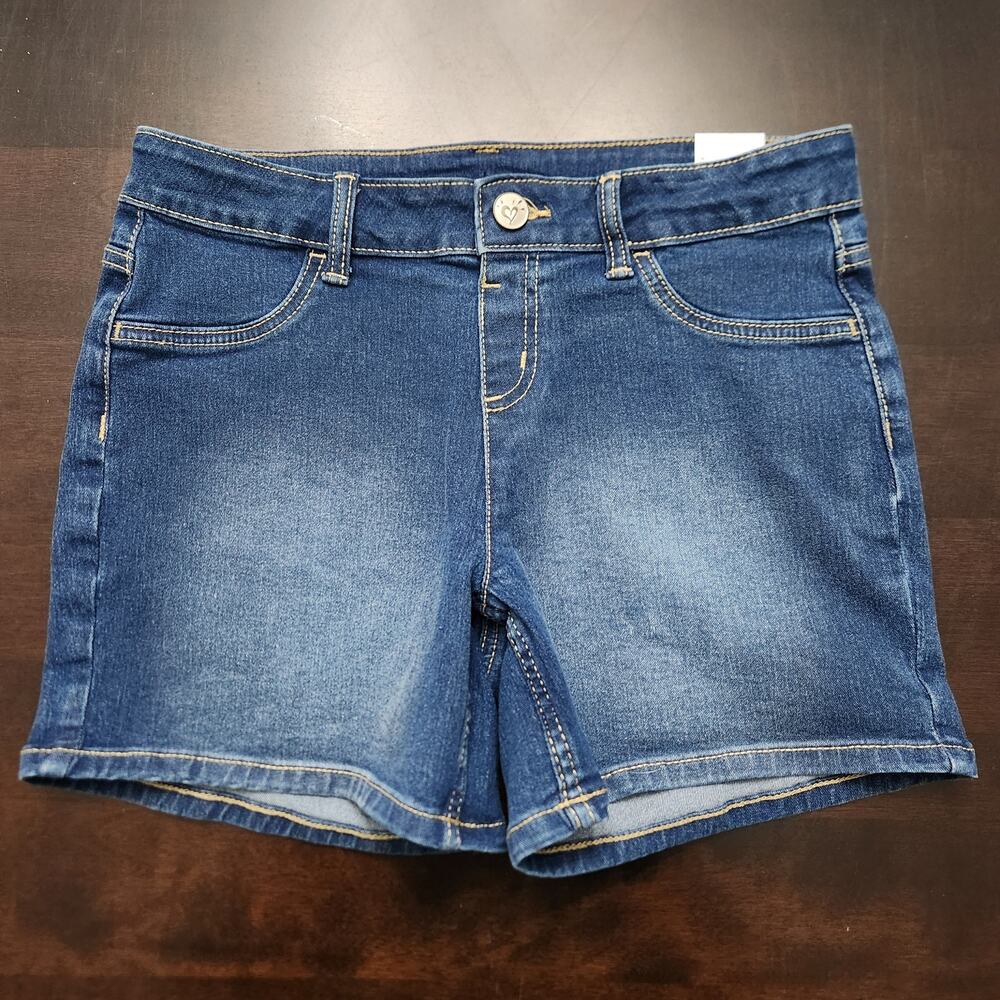 NWT Justice Midi Denim Shorts Size XL 16/18